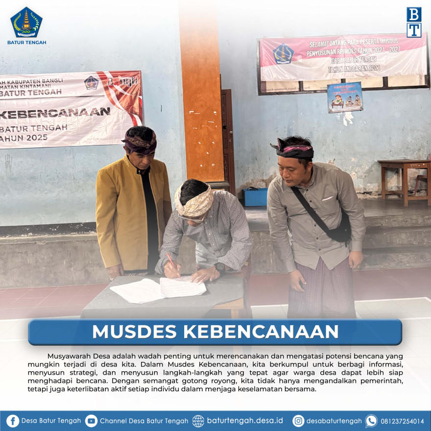 MUSDES KEBENCANAAN 2025